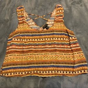 Forever 21+ • 3x • multicolored Aztec print Top